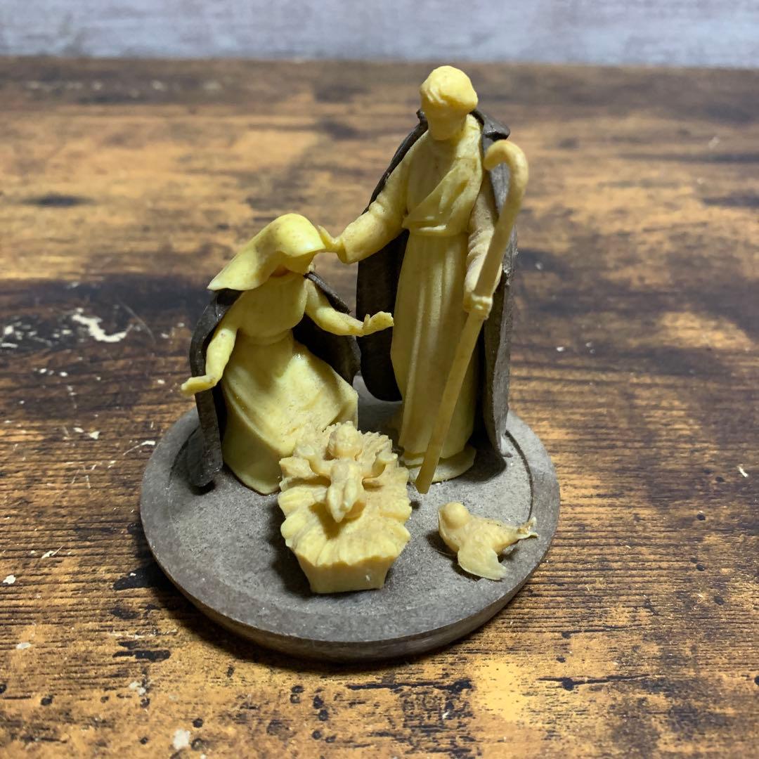 OS17 [Made in Italy] Vintage Holy Family Nativity