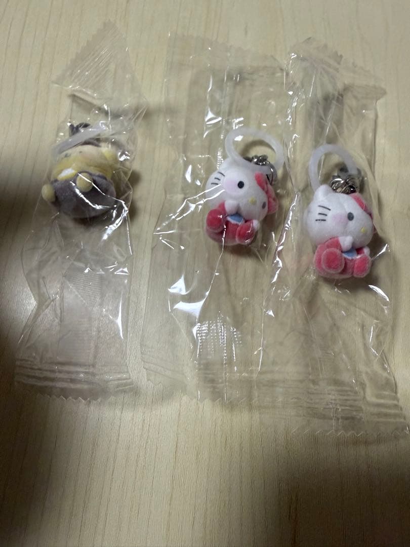 Hello Kitty Pom Pom Purin Keychain 3-Pack