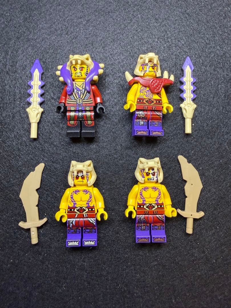 【正品】 LEGO 幻影忍者 大师陈 蛇怪军团 4体套装