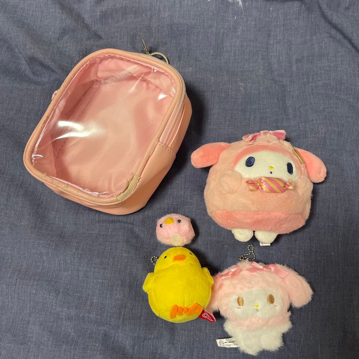 Sanrio My Melody Plush Mascot Pouch Lot