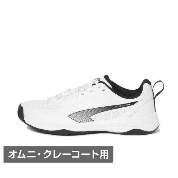 TIGORA 网球鞋 Omni Clay Court 日本软式网球联盟认证 TR 2TS3005OC BK 男女款 Omni Clay场地专用鞋 3E 宽楦