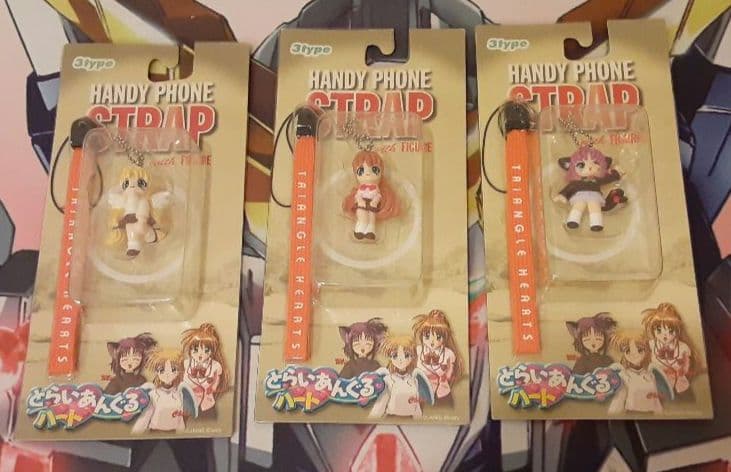 Unopened, Hard to Find, Rare, Vintage Triangle Heart Strap 3-Piece Set 2