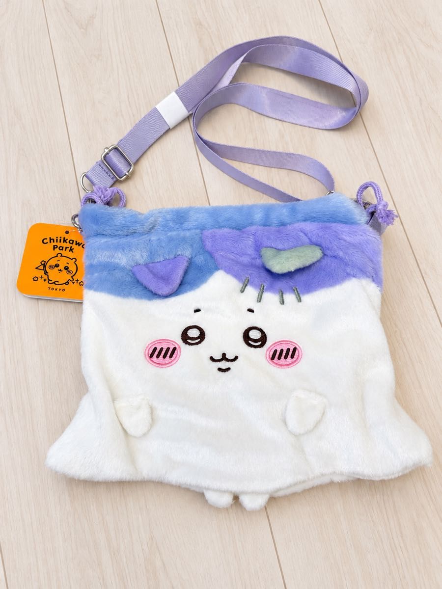 Chikawa Park Ghost‑Pattern Drawstring Shoulder Bag, Hachiware, Halloween