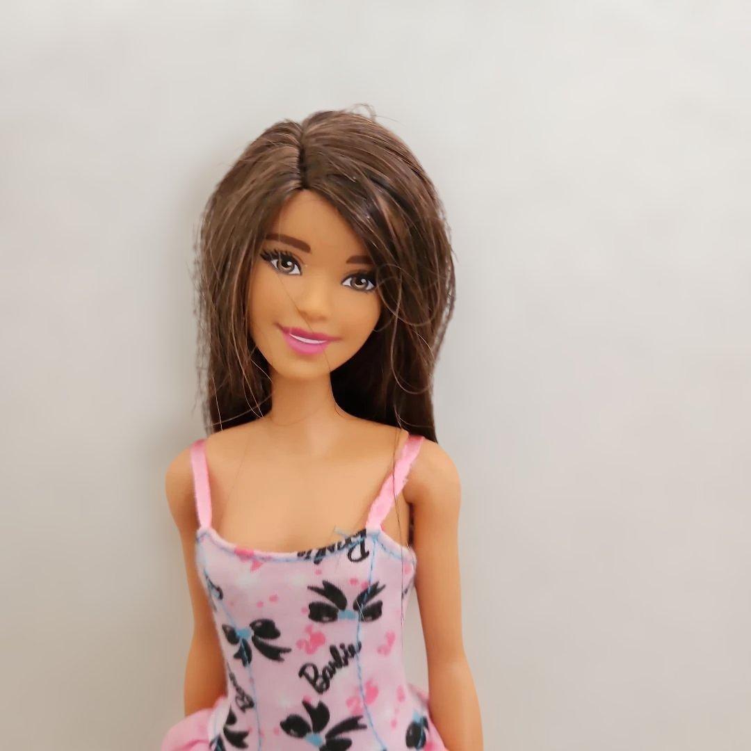 Barbie Doll Fashionista with Dress and Shoes