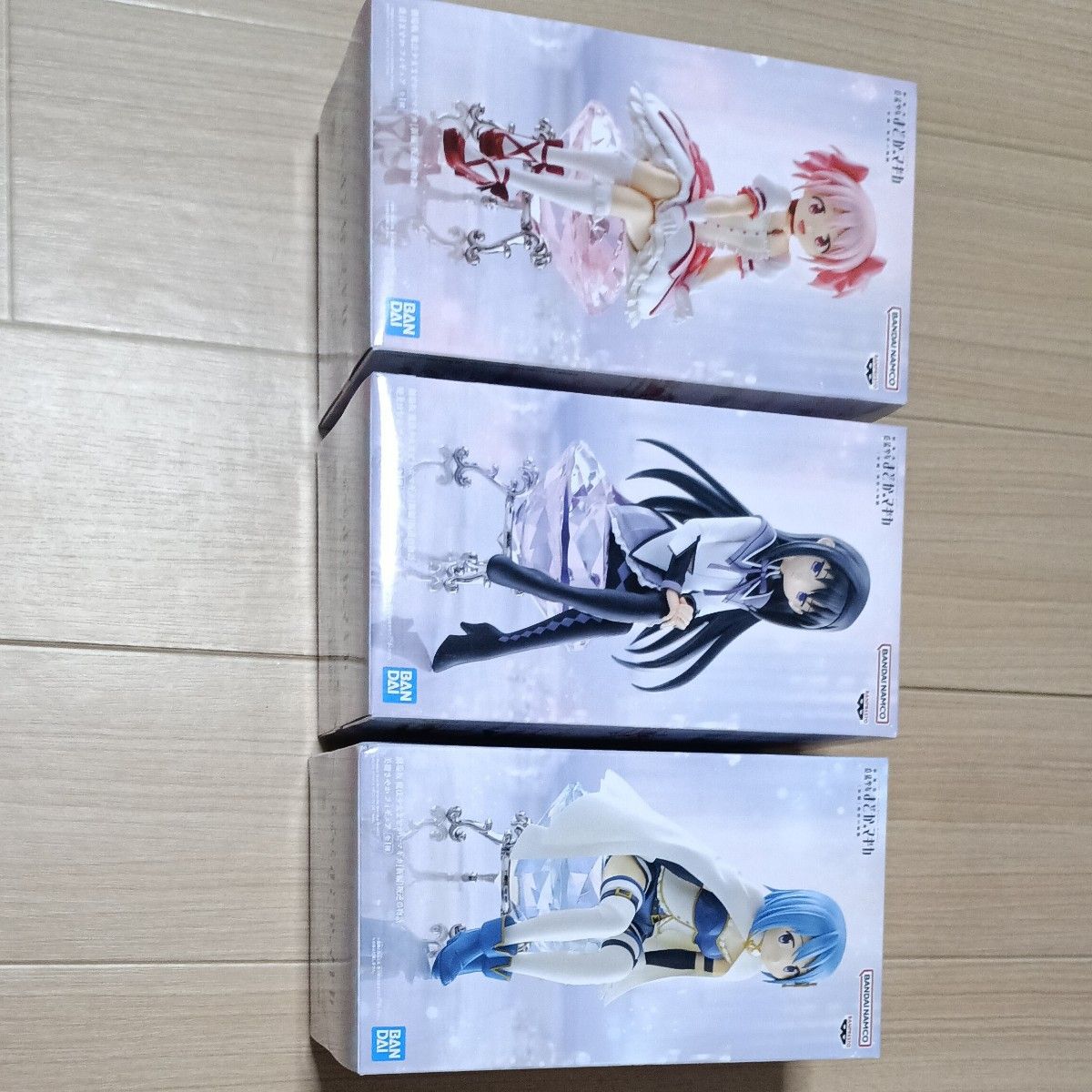 Theatrical Edition Magical Girl Madoka Magica Figure 3-Piece Set: Madoka, Homura, Sayaka