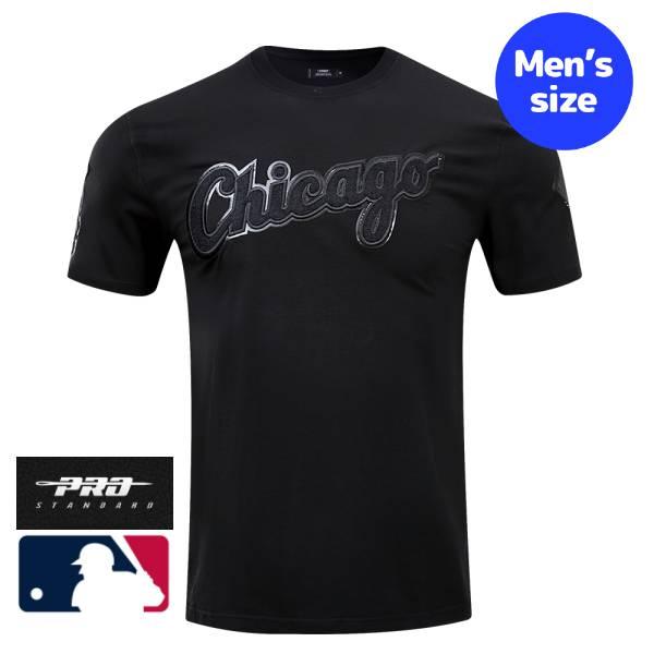 MLB官方男士t恤短袖上衣芝加哥白袜标准CHICAGO WHITE SOX TRIPLE BLACK PRO TEAM MEN'S TOP T-SHIRT
