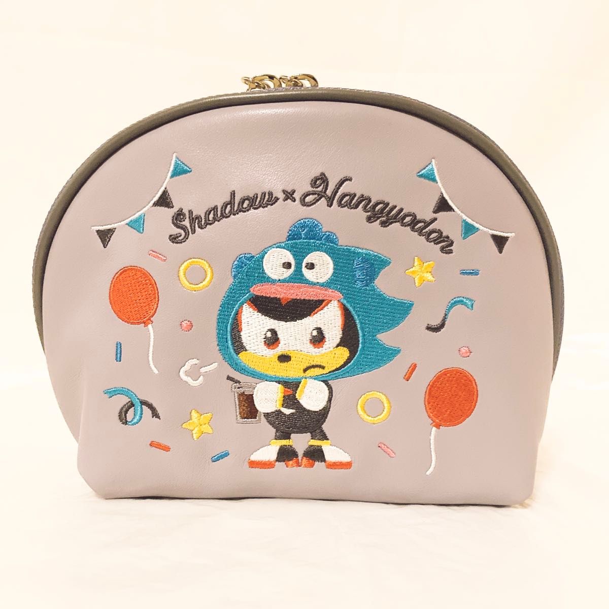 SONIC & FRIENDS Sanrio characters ポーチ シャドウ ハンギョドン サンリオ　ソニックフレンズ