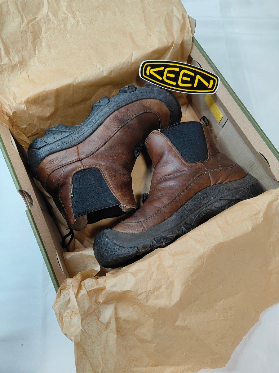 KEEN キーン アンカレッジ サイドゴアブーツ 茶色 ブラウン  25.0cm