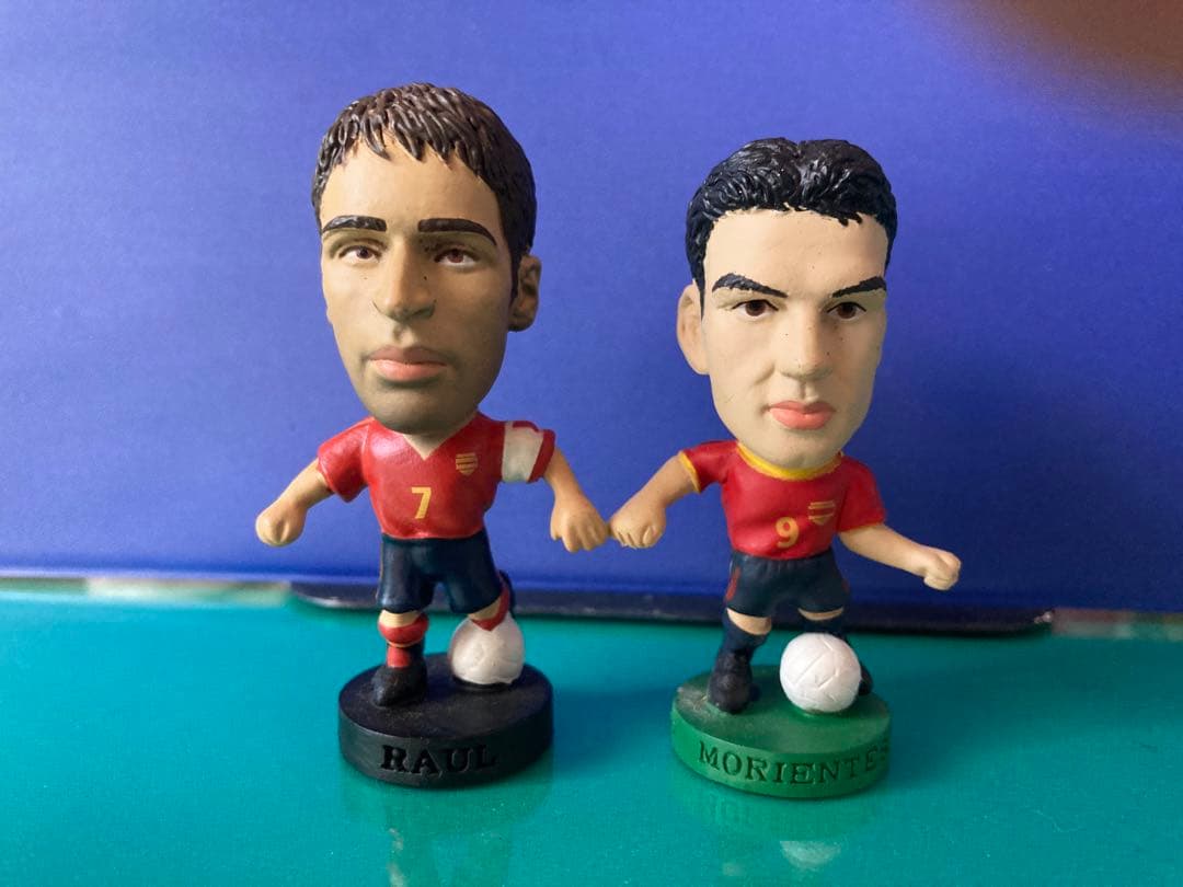Corinthian Spain National Team Figure 2-Piece Set Raul Morientes