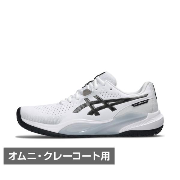 アシックス GEL-CHALLENGER 15 OC ゲルチャレンジャー15 OC 1043A026 メンズ レディス テニス オムニクレー用シューズ : ホワイト×ブラック asics