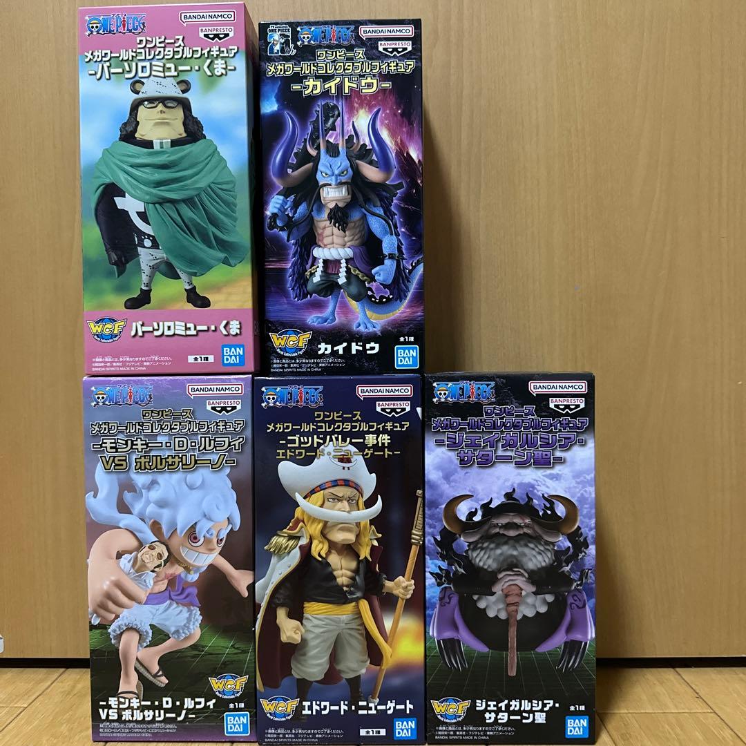 ワンピース メガワールドコレクタブルフィギュア 5種セット