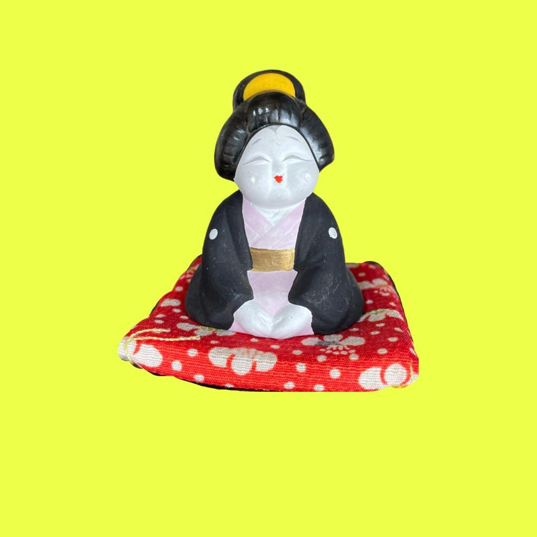Ofuku-san Otakufuku Showa Retro Folk Toy Japanese Doll Geisha Figurine Traditional Japanese Interior