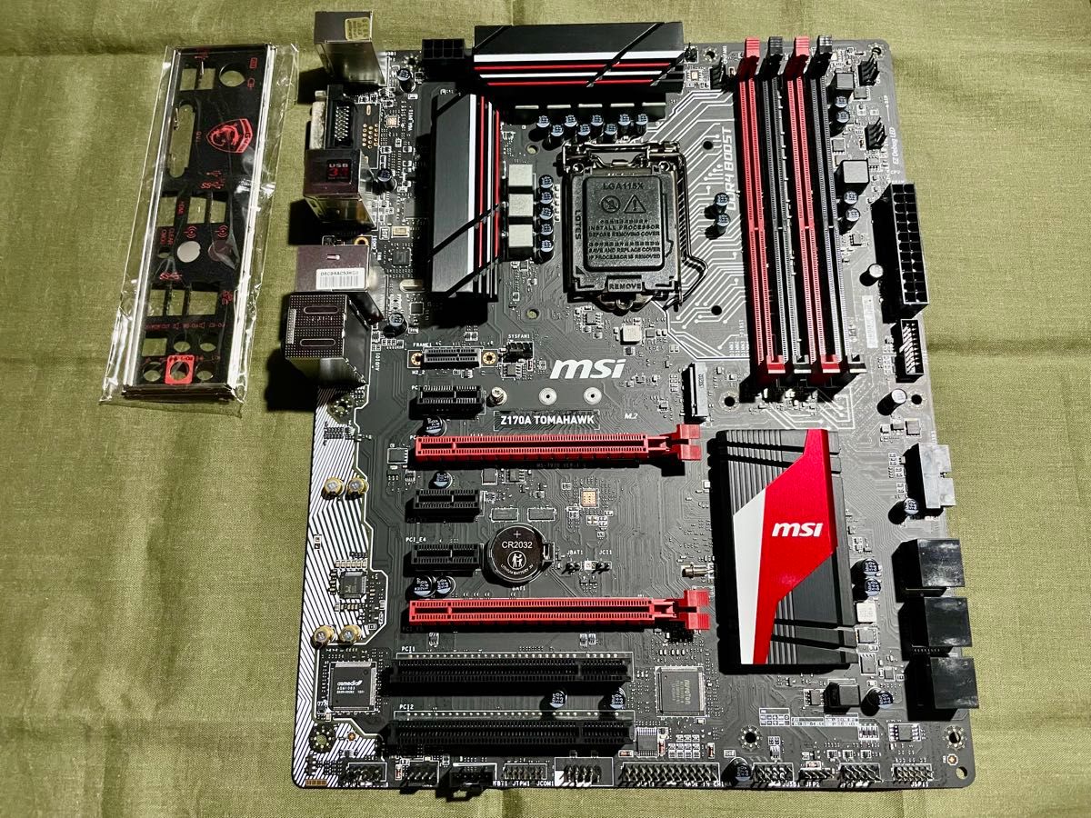 MSI Z170A TOMAHAWK 主板 LGA1151 ATX 正常功能品 成色好 第6/7代 Windows认证