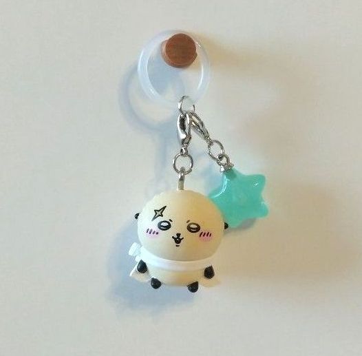 ◆Anonymous Shipping◆ Chiikawa Mejiroshi Accessory Raccoon Teacher Charm Umbrella Marker with One Small Silicone Ring