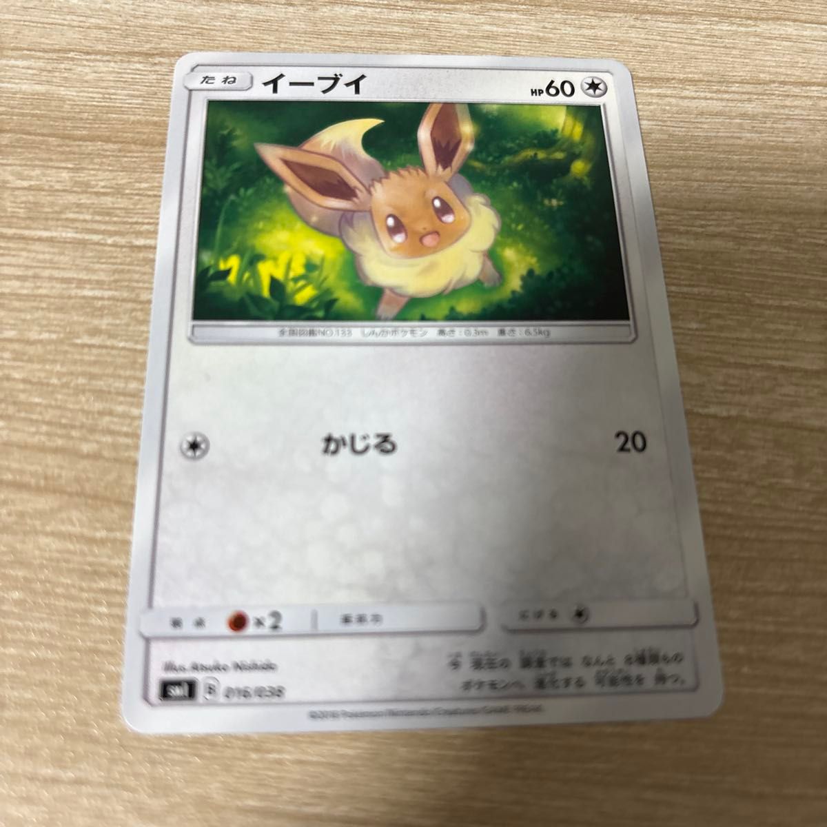 宝可梦卡牌 伊布 SM1M 016/038
