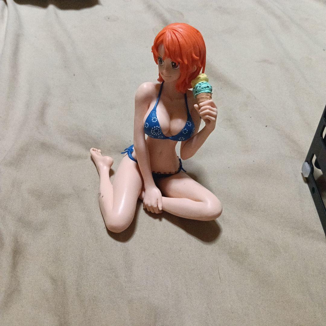 海贼王 娜美 手办 泳装 冰淇淋