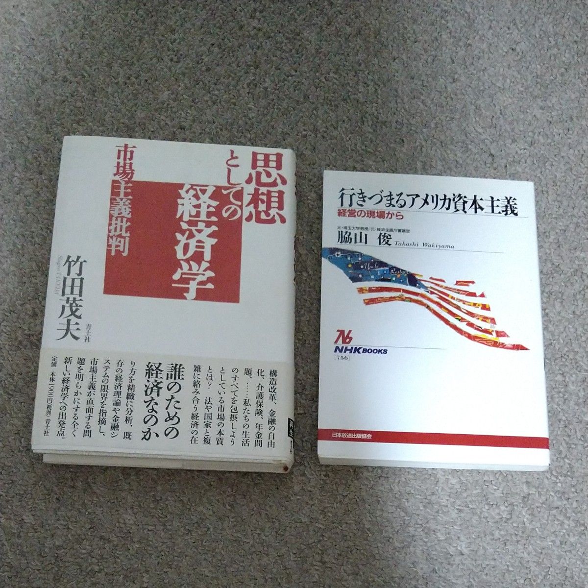 作为思想的经济学——市场主义批判 竹田茂夫 僵局中的美国资本主义 脇山俊 两册套装