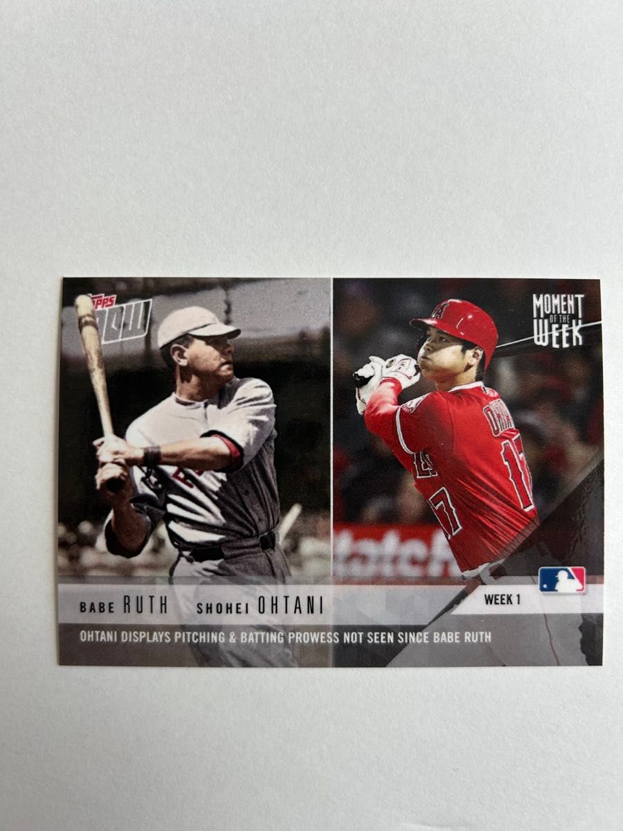 RC 2018 Topps NOW 大谷翔平 #MOW-1 新秀卡 本周时刻 无亲笔签名