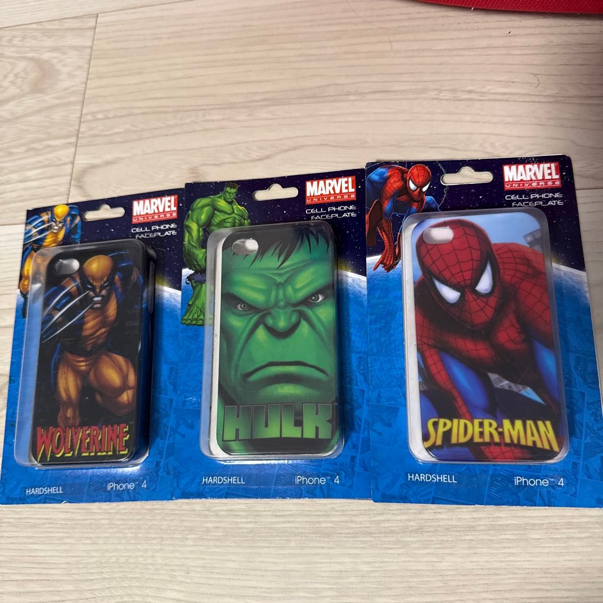 MARVEL ハードシェルケース 3種セット ウルヴァリン ハルク スパイダーマン