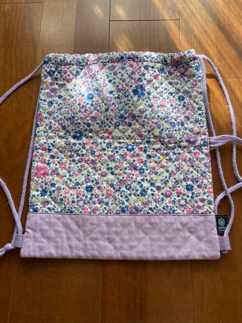 CCSTYLE Gymnastics Bag, Changing Bag, Floral Pattern, Quilted