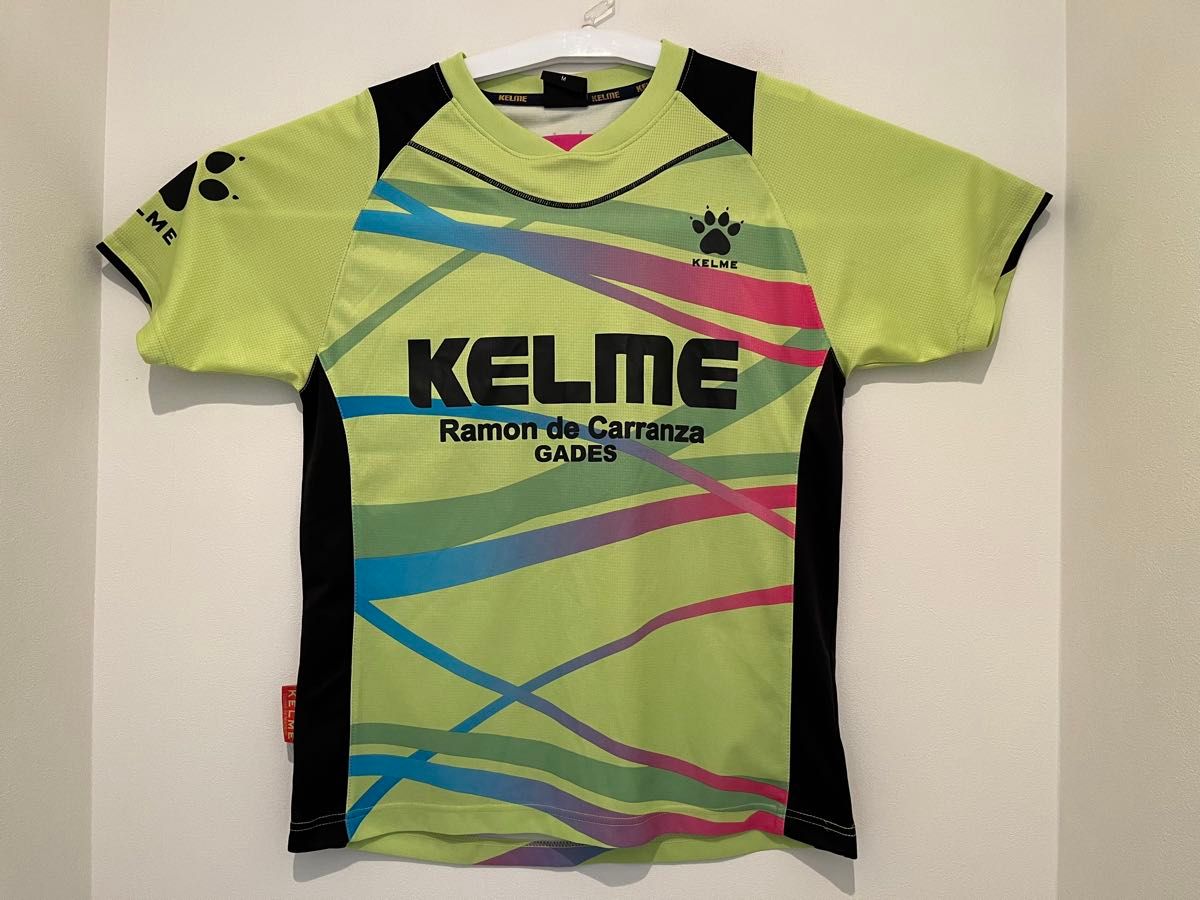 KELME ケルメ 半袖 Tシャツ（Mサイズ）サッカートレーニングウェア プラクティスシャツ ライトグリーン