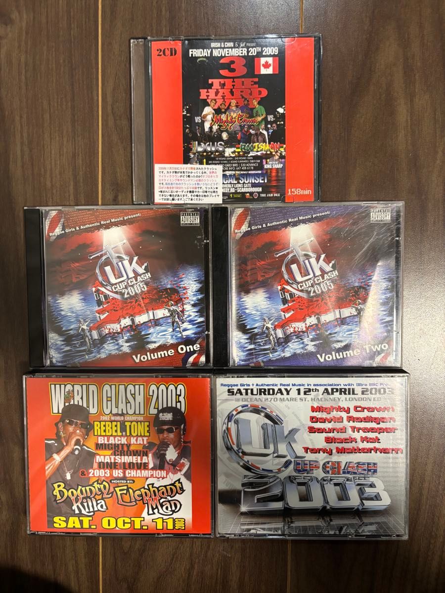 米奇皇冠 音效碰撞 CD 5件套 UK CUP CLASH WORLD CLASH