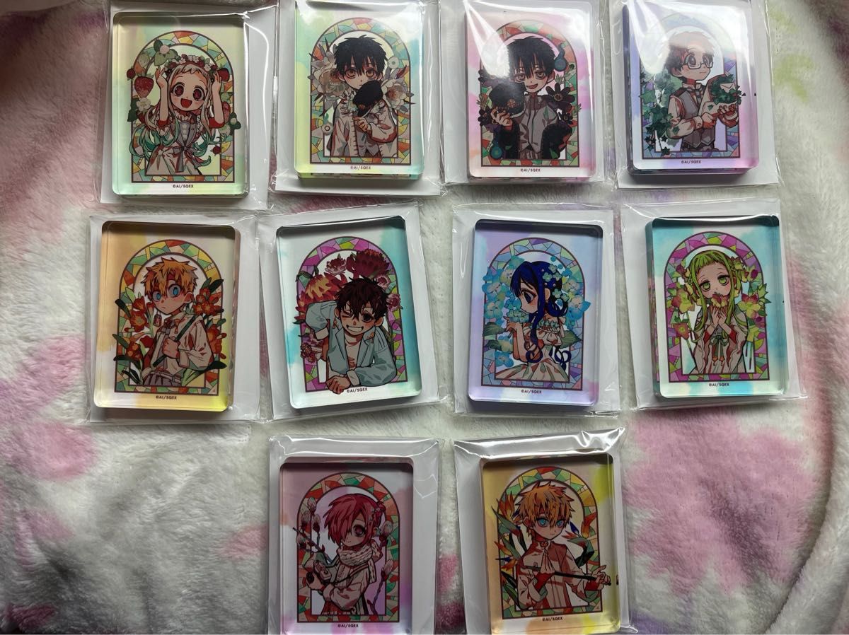 Museum Jibaku Shounen Hanako-kun Acrylic Block Complete Set All 10 Types Botanical