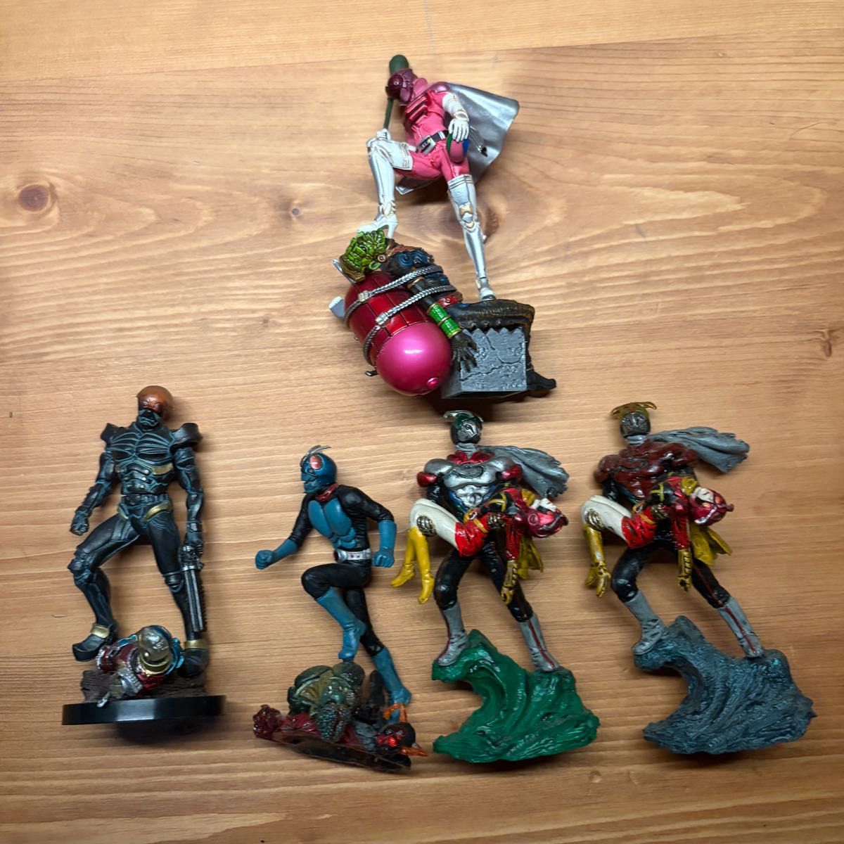 S.I.C. Master Grade Figure 5-Piece Set Kamen Rider Series Bundle
