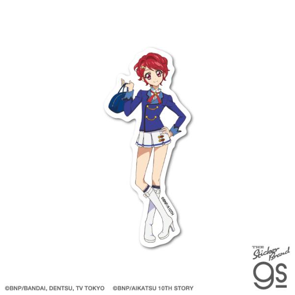 アイカツ! ダイカットステッカー 一ノ瀬かえで 制服 アイドル アニメ 可愛い 音楽 コレクション キャラクター gs 公式グッズ AIK022