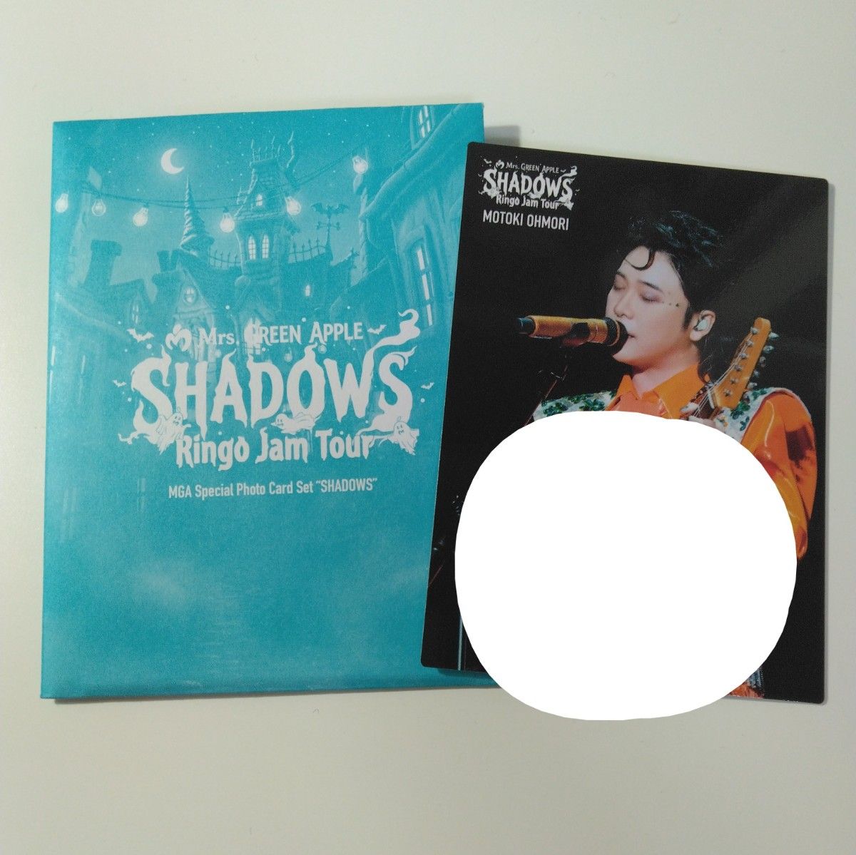 Mrs GREEN APPLE亲笔签名的照片卡大森元贵SHADOWS