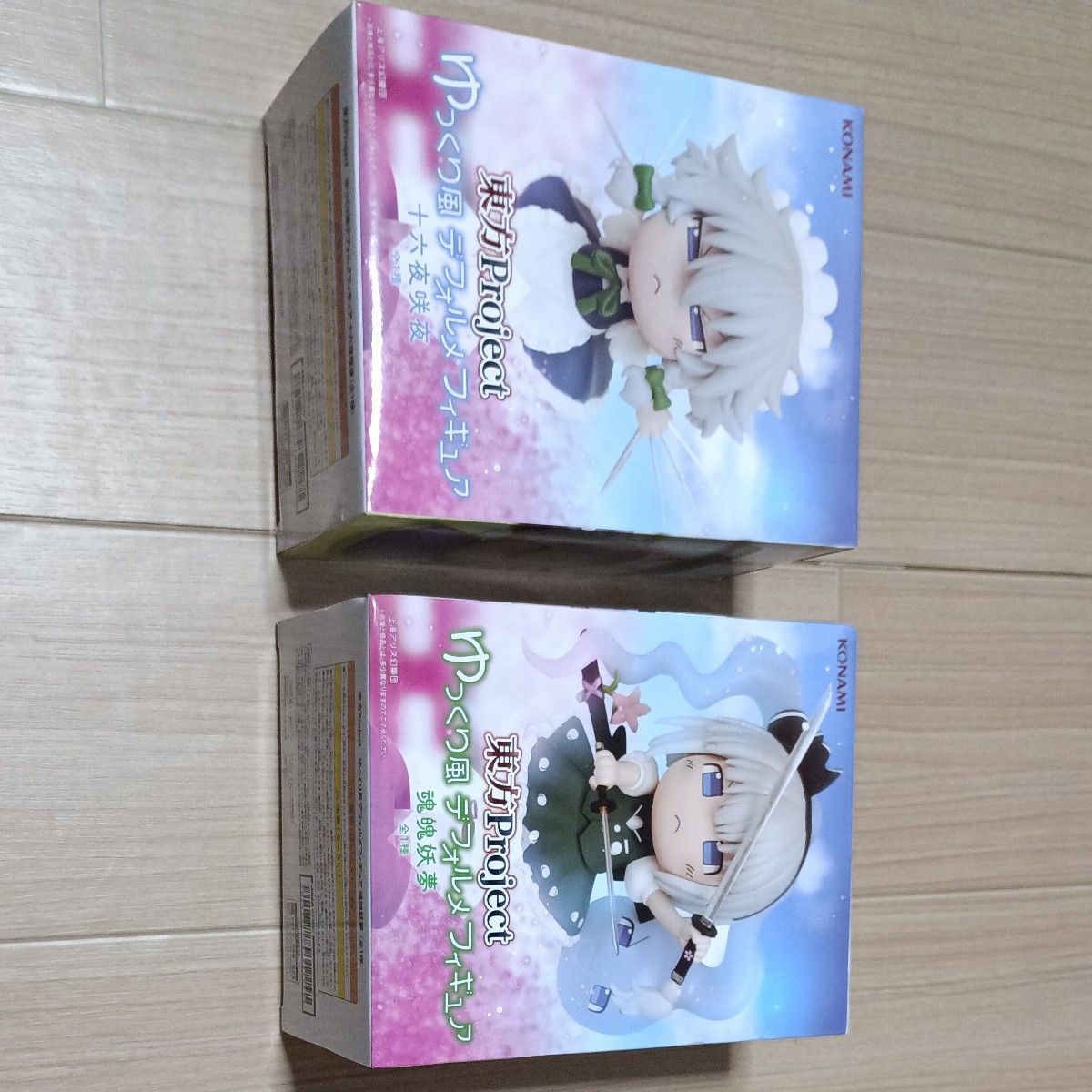Touhou Project Chibi Figure Set - Izayoi Sakuya & Konpaku Youmu (2 pcs)