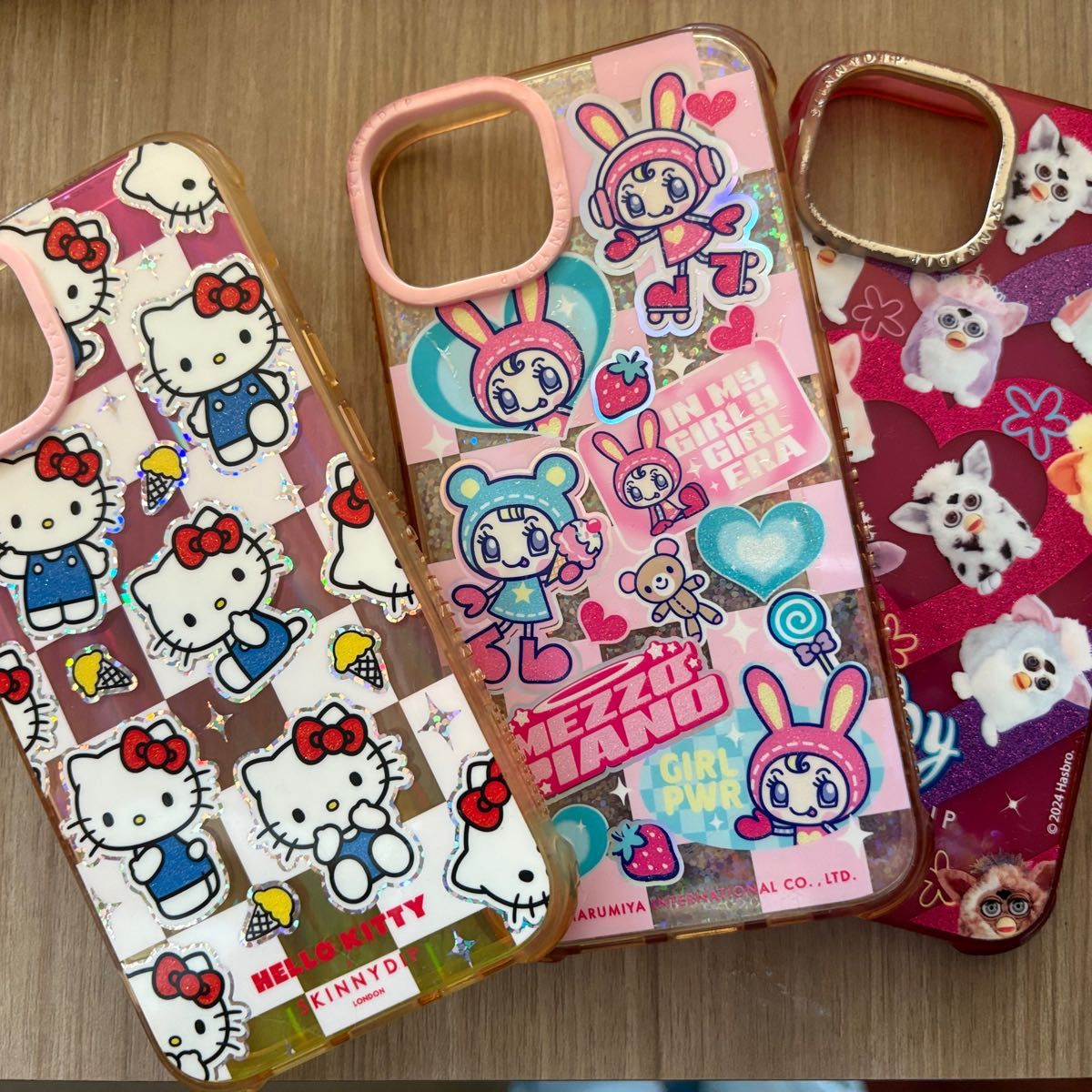 斯金尼迪普iPhone14盒3点套装hello kitty mezo钢琴farby