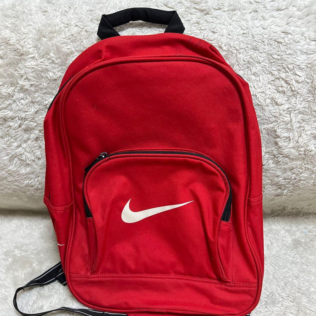 耐克 NIKE 00年代 2004年款 小型双肩包 红色 Y2K 男女通用