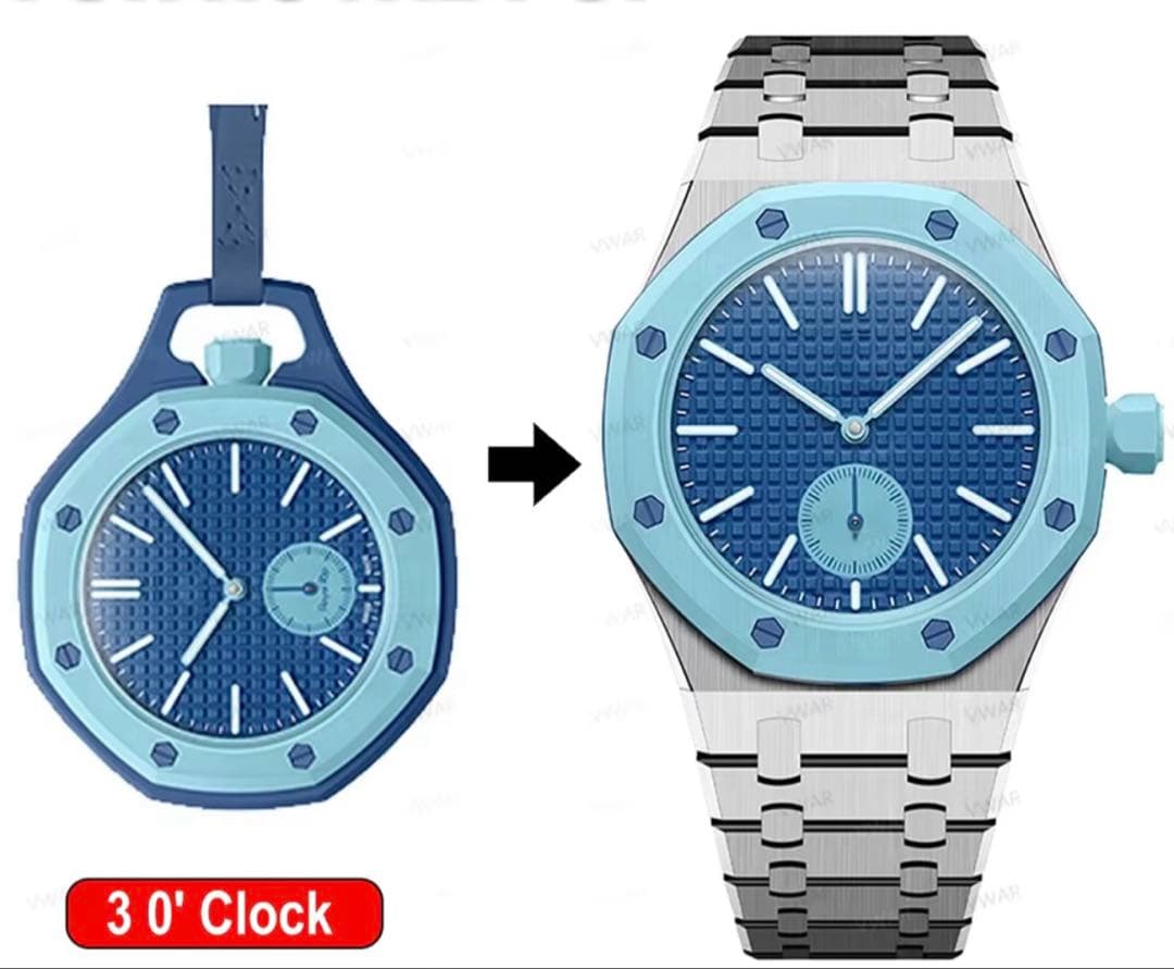 ROYAL POP |Premium Stainless Series | Silver | 3 o'clock