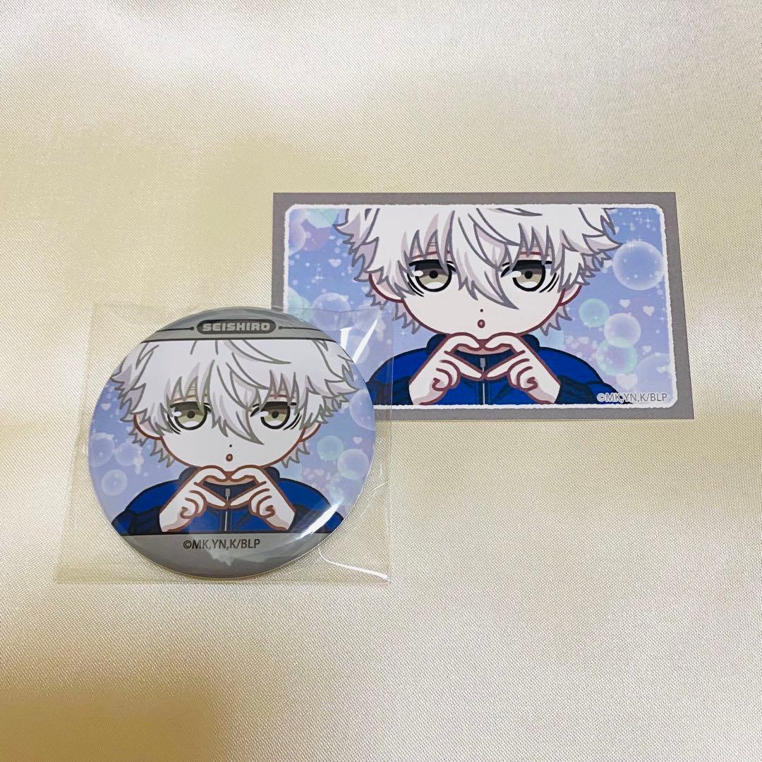 Blue Lock Seishirō Nagi Casual Comic Can Badge Illustration Card