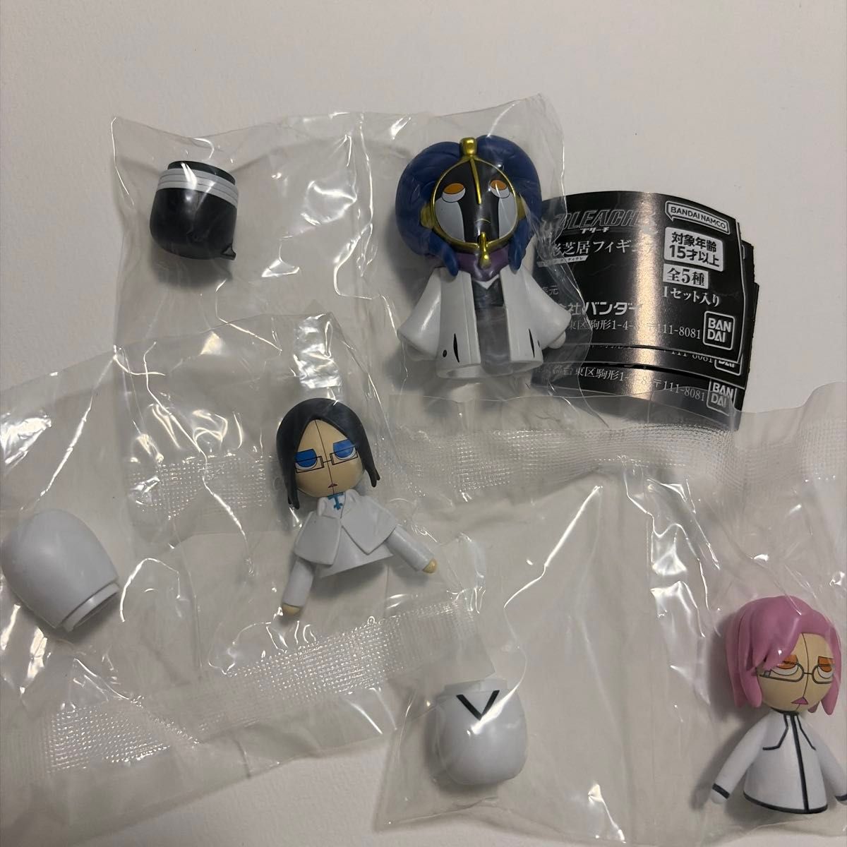 BLEACH 人形剧 手办 提埃特罗·德·蒂泰莱 3种套装(石田雨龙、涅茧利、市丸银)