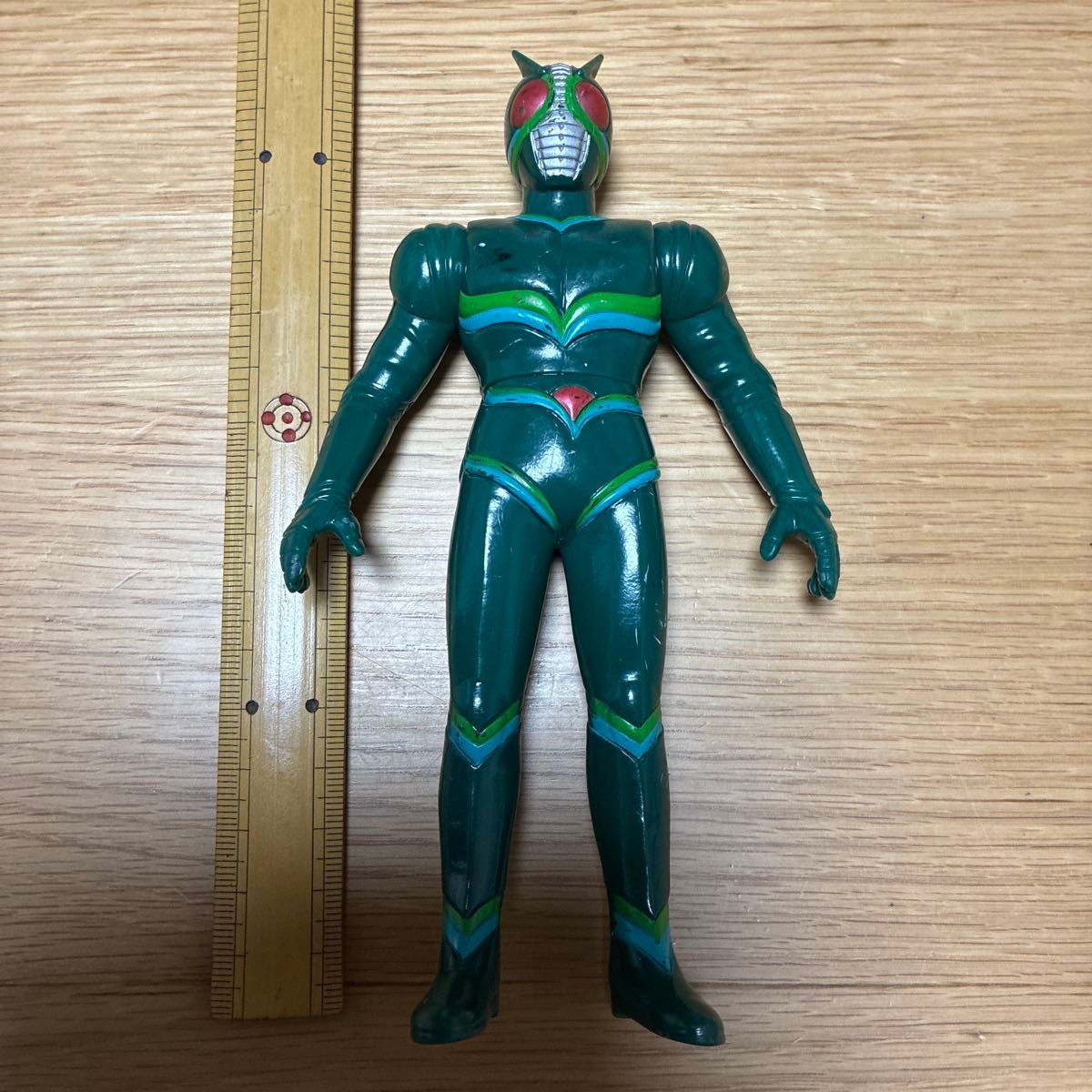 バンダイ 仮面ライダー Ｊ 1994年 日本製 JAPAN ソフビ 石森プロ 東映 17cm レトロ【複数落札 値引き対応】