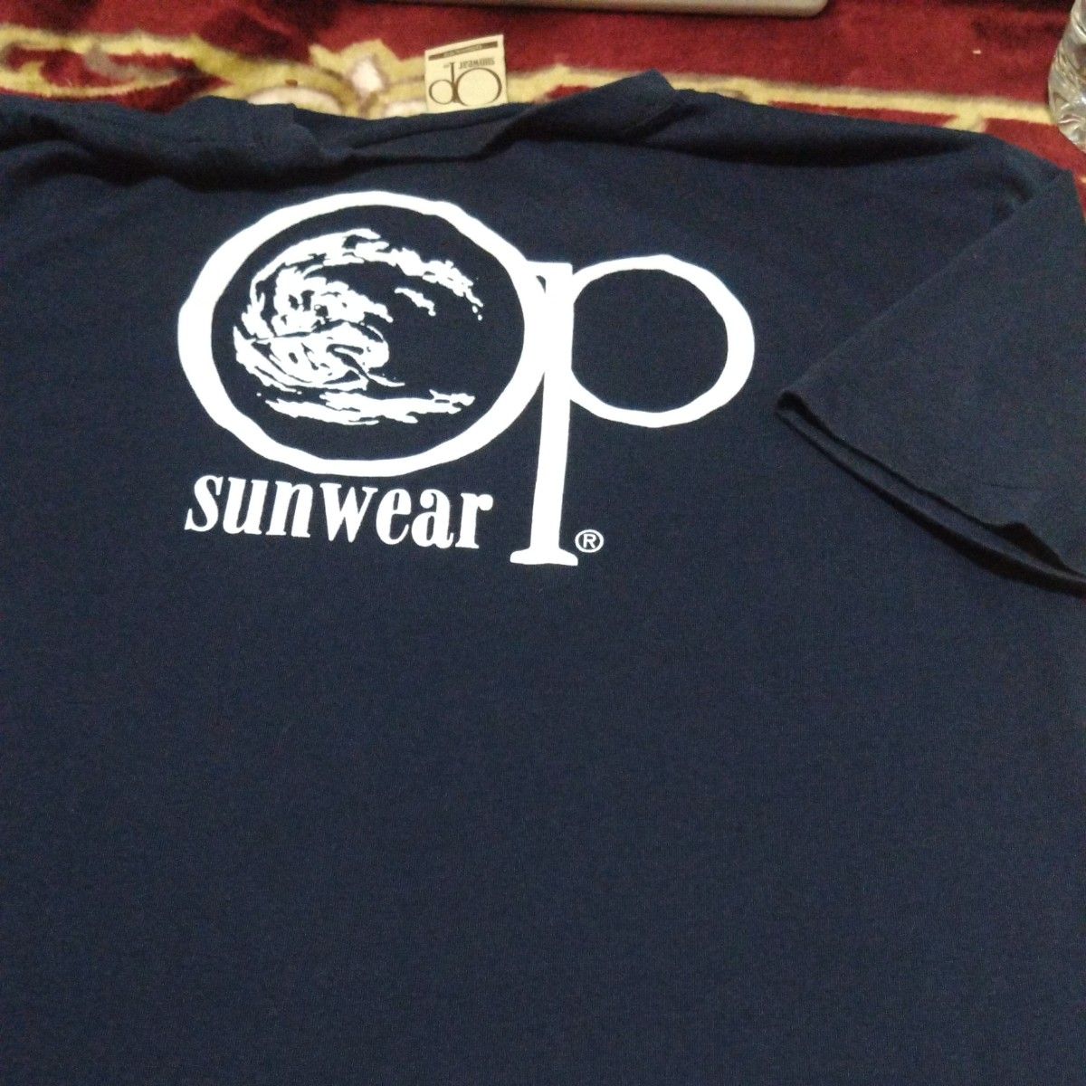 OP Ocean Pacific sunwear T-shirt, short sleeve, navy, like new, skater/surf style, approximately size M.
