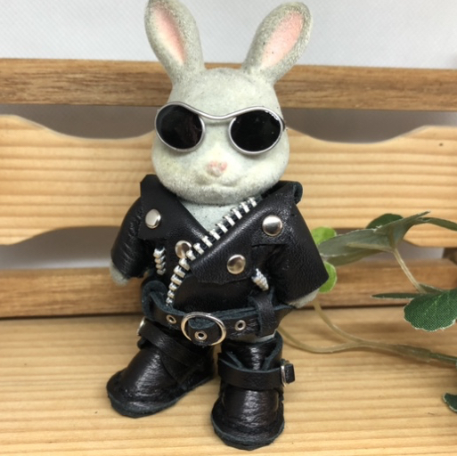 森木 皮夹克 微型夹克,