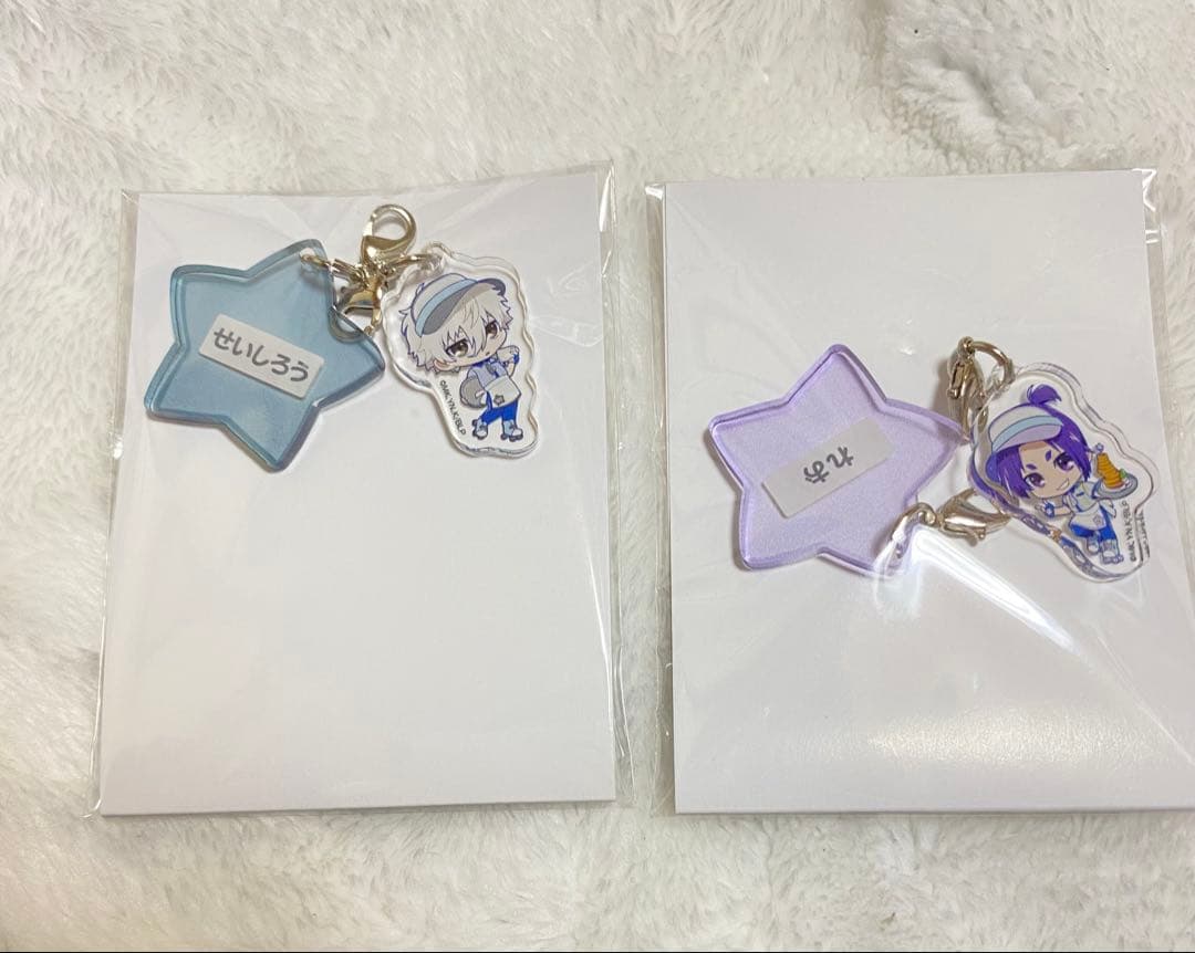 Blue Lock Mix Garden Cafe Name Keychain Charm Nagi Reo