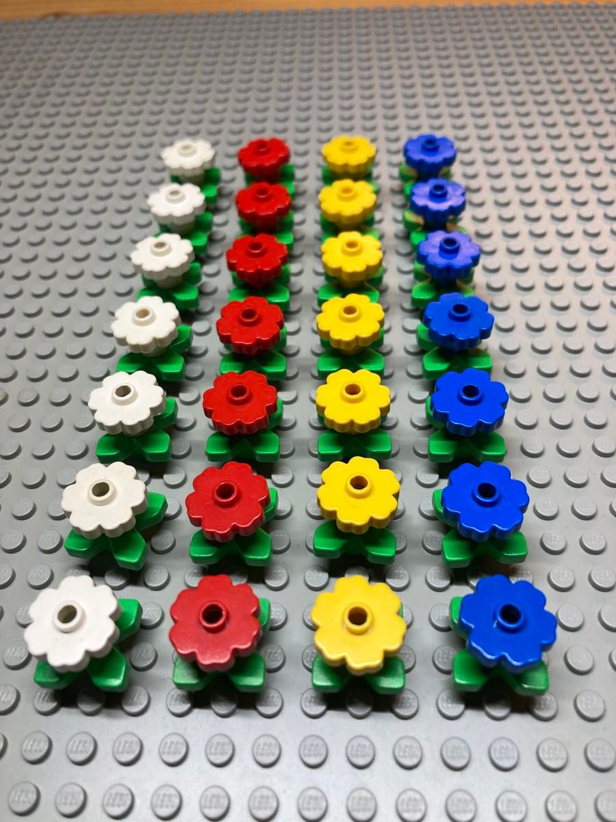 LEGO乐高花圃花和叶子大量28套B