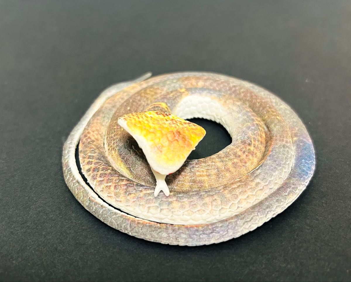 Realistic Snake Figurine Reptile Ornament Interior Good Luck Charm