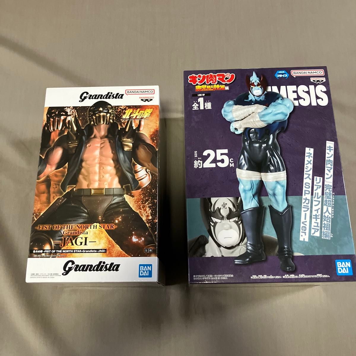 北斗神拳 Grandista 贾基 & 筋肉人 完美超人始祖篇 涅墨西斯 手办 2件套装