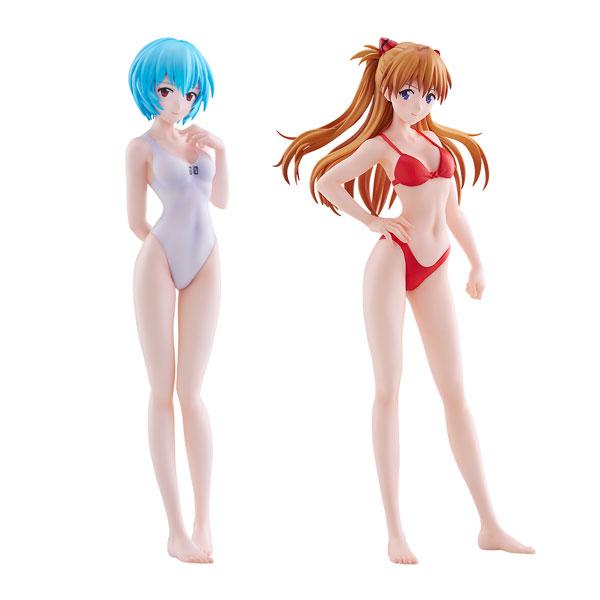 免费送货◆ POP UP PARADE BEACH QUEENS 《新世纪福音战士新剧场版》2种套装（绫波丽连体衣/式波·明日香·兰格雷比基尼）L码 【1月预订]】