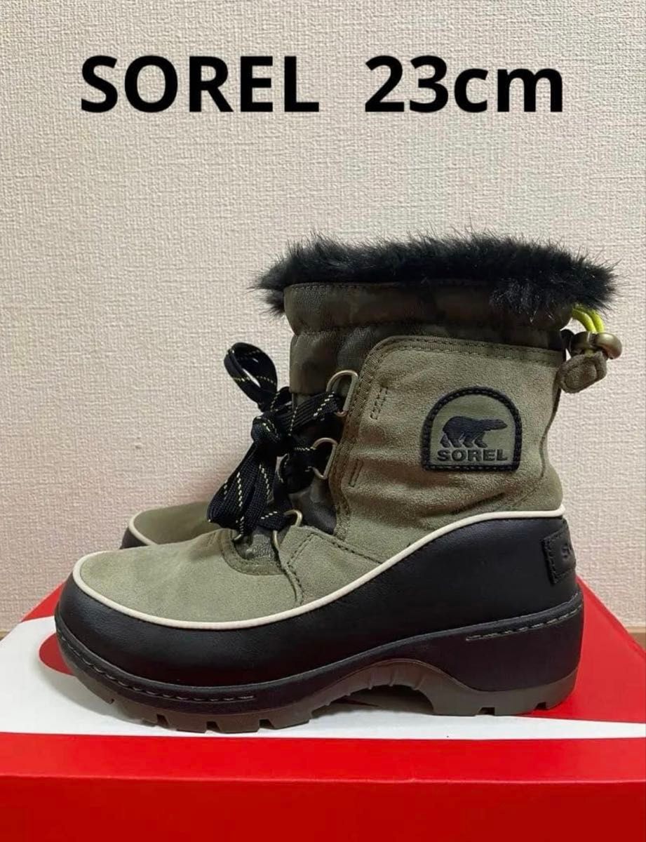 SOREL Sorel TIVOLI Snow Boots 23cm Khaki
