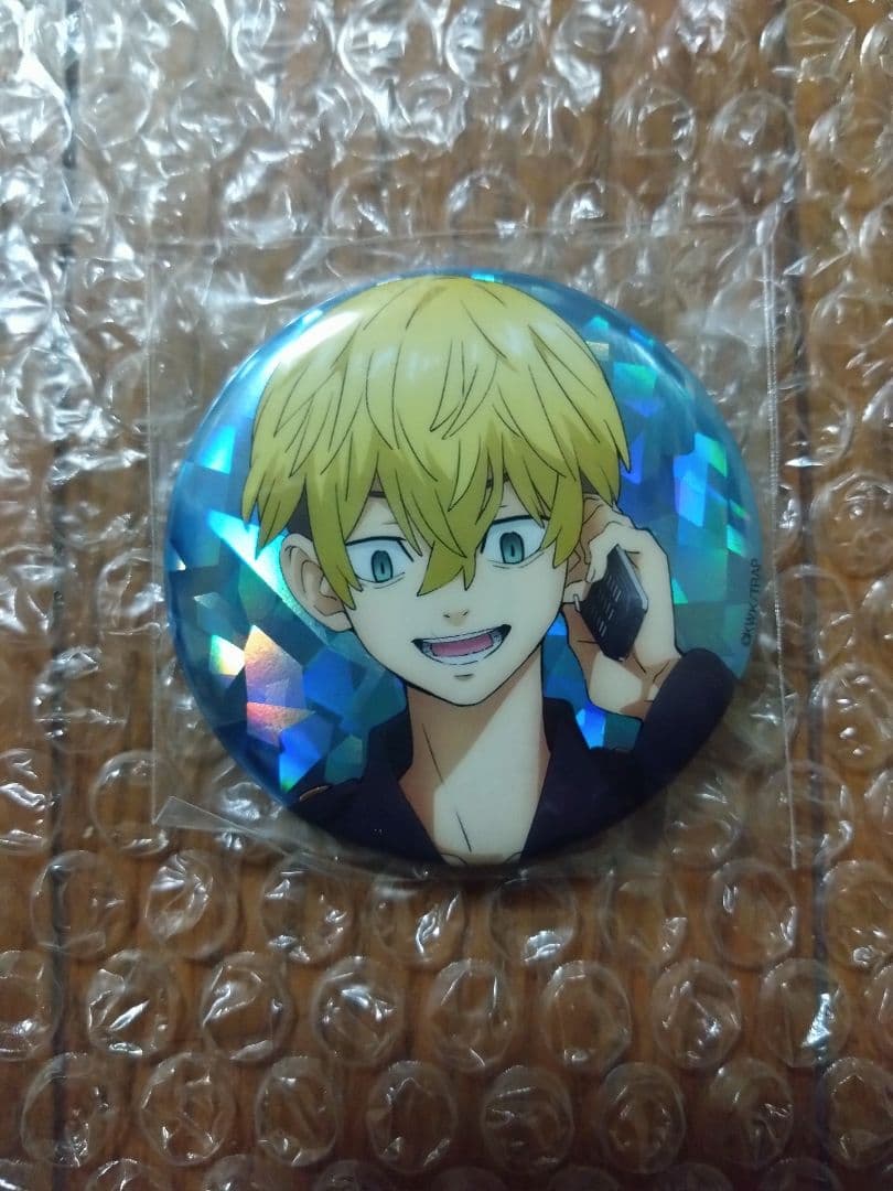 Tokyo Revengers If You Please Hologram Can Badge Chiaki Matsuno
