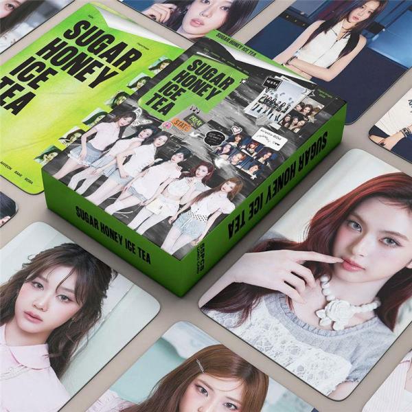 BABYMONSTER Goods Photo Card 55-Piece Set Trading Cards SUGAR HONEY ICE TEA Photos All Members Photocard K-POP Korean Idol BabyMonster Support LOMO Card