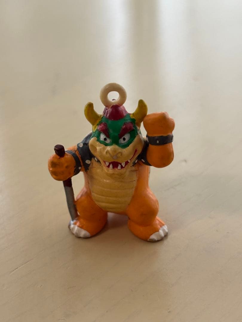 Super Mario Koopa Mini Figure Keychain Vintage