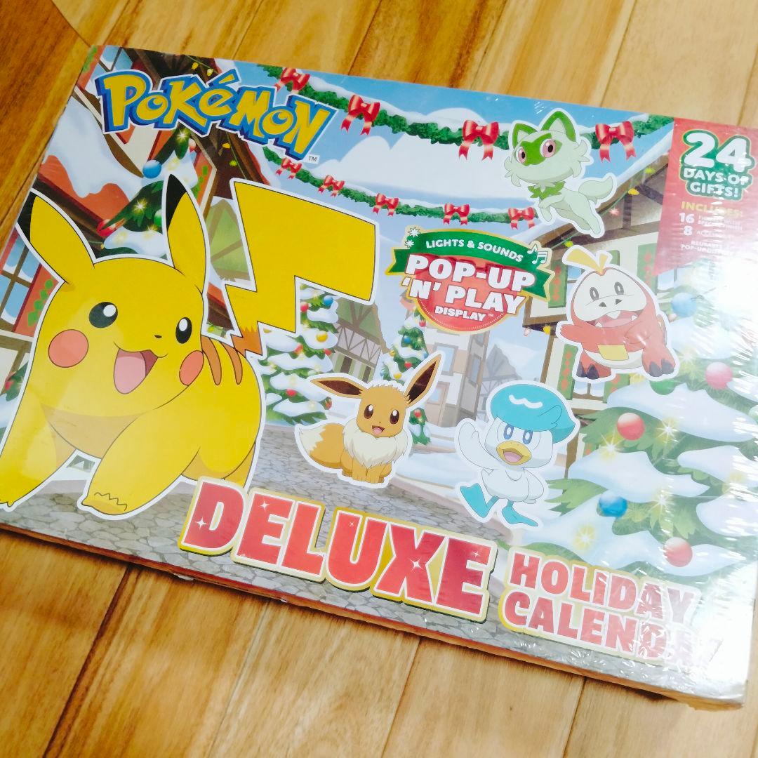 Pokémon Deluxe Holiday Calendar Pop-Up Display with Light and Sound Features