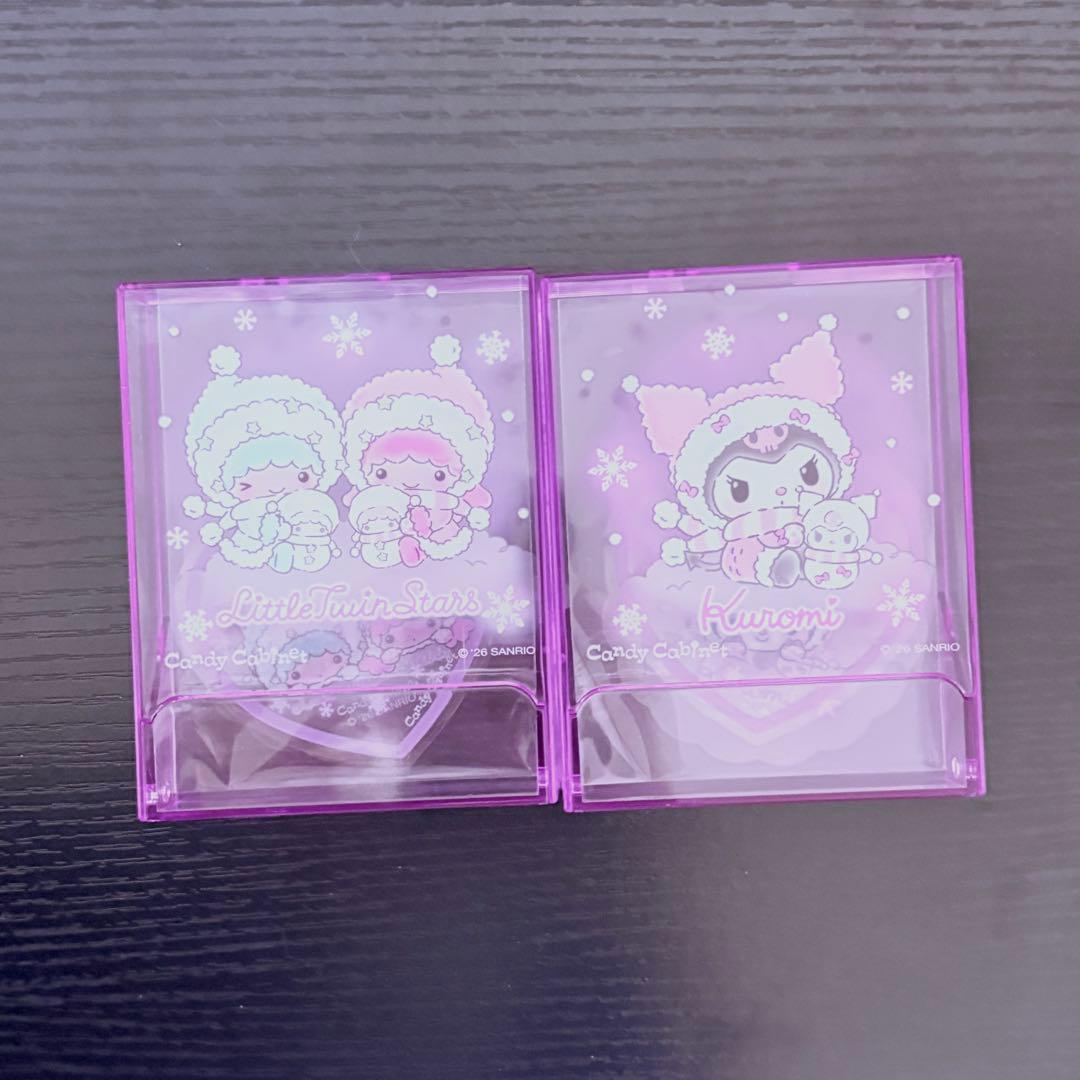 Sanrio Secret Ramune & Card Case: Kuromi, Kiki & Lala, Little Twin Stars